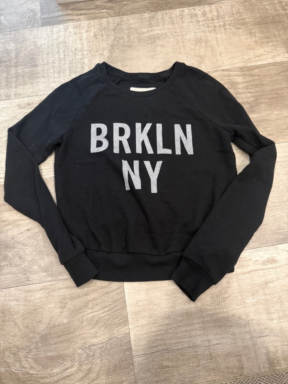 Abercrombie & Fitch Black BRKLN NY Long Sleeve Tee